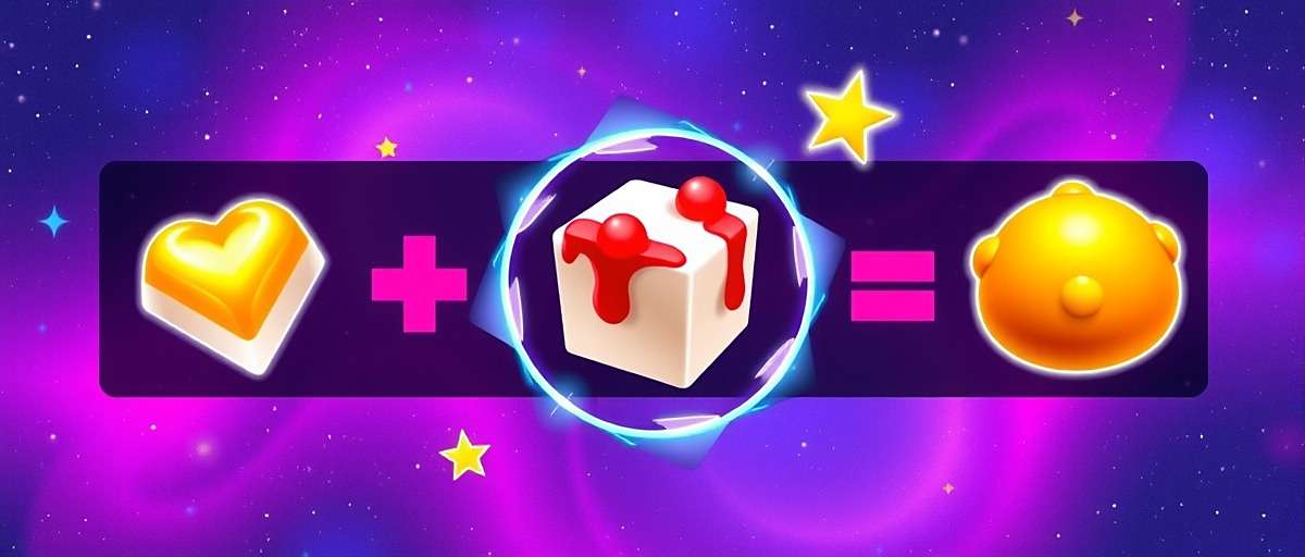 Gulab Jamun Galaxy strategy screenshot showing a player planning a combo of Bomb Gulab Jamun and Rainbow Ladoo